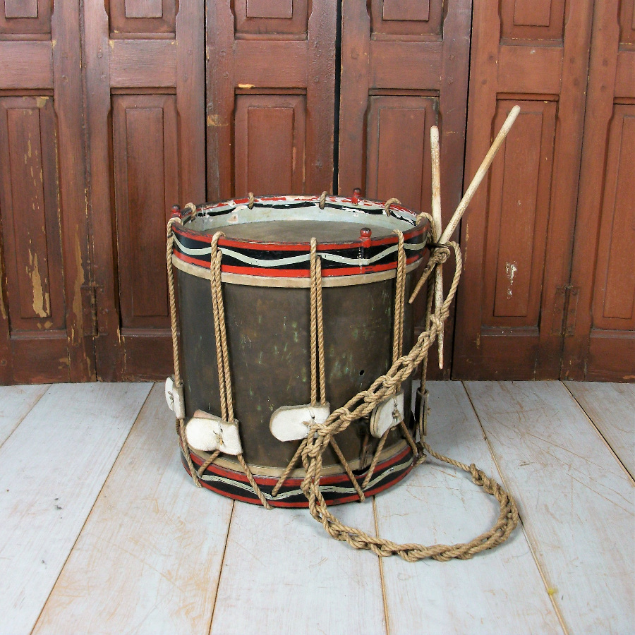 Victorian Military Drum by Potter, London